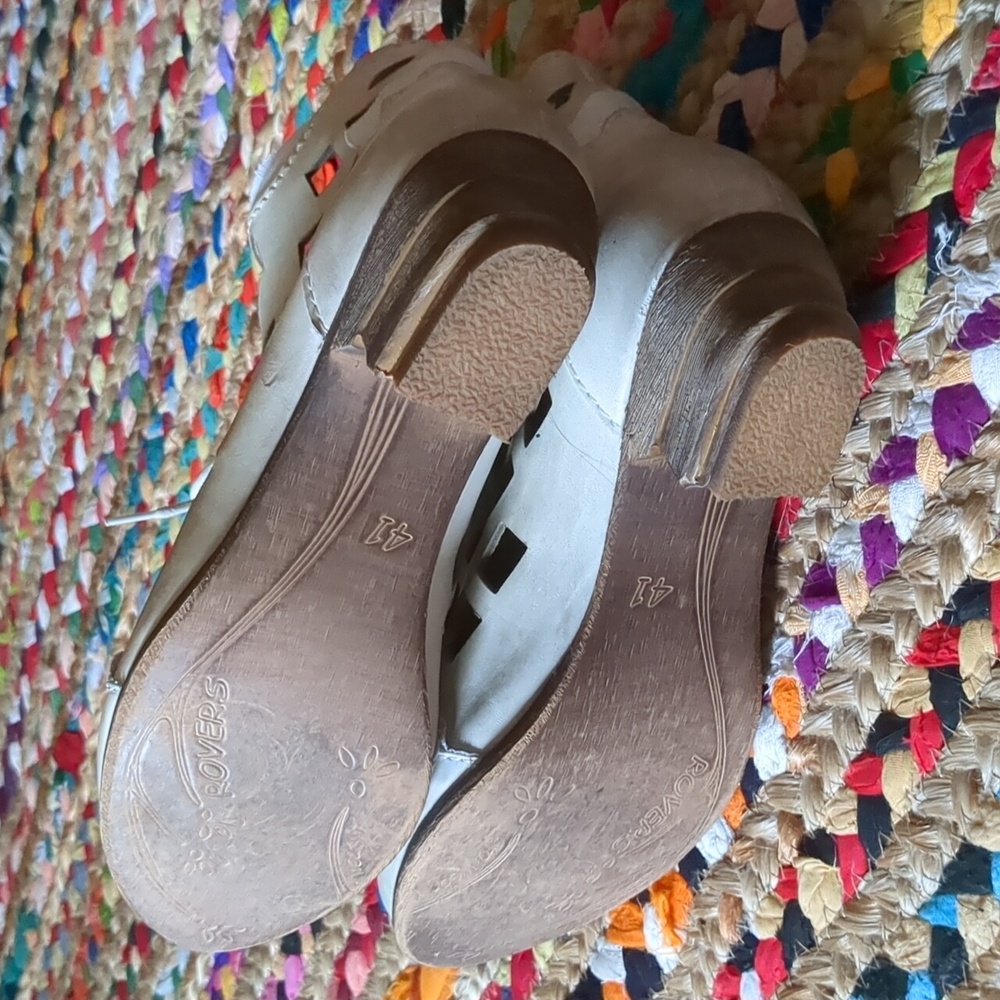 Rover Cream Cutout Ankle Granny Boots - Picture 4 of 6
